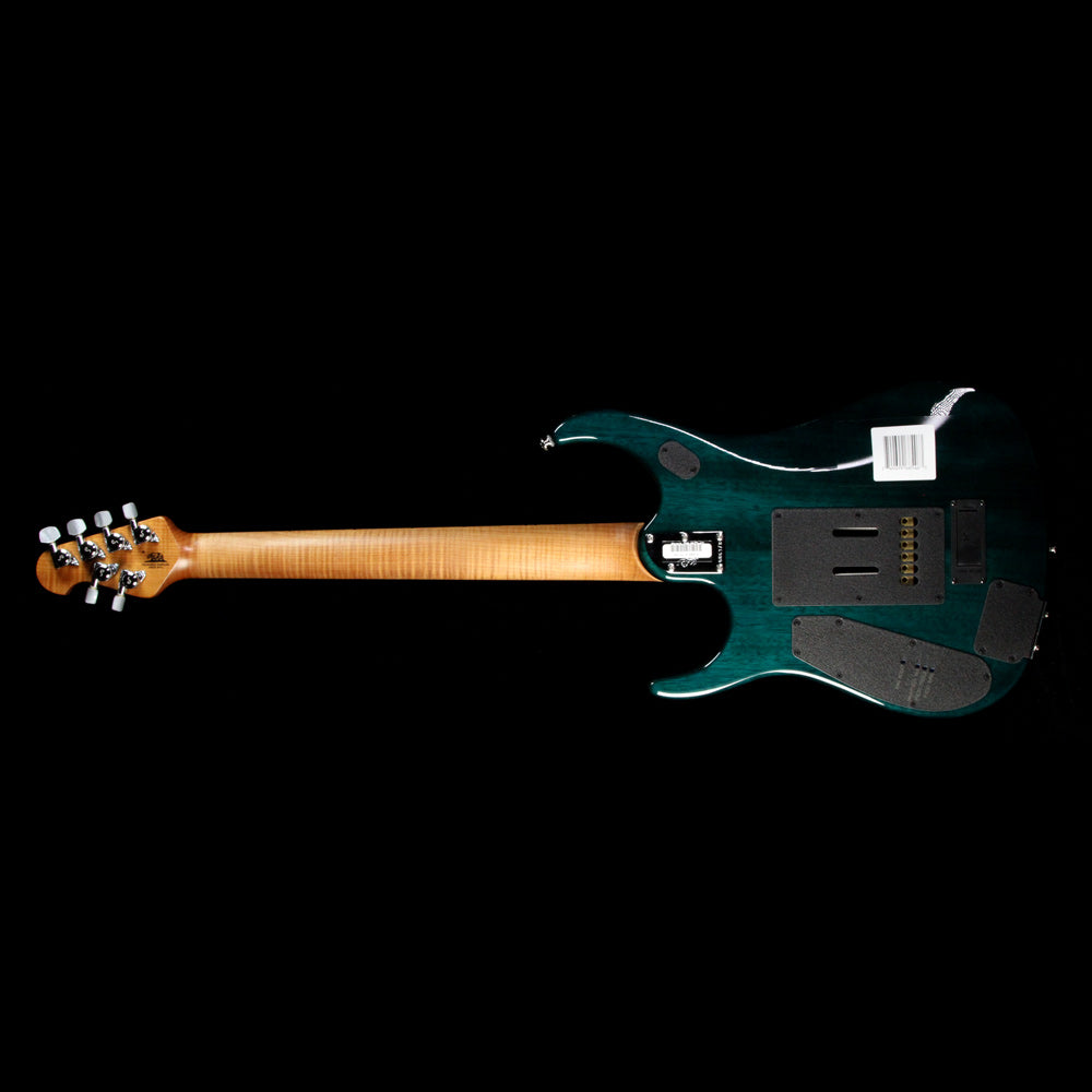Ernie Ball Music Man JP15 John Petrucci Quilt Top Teal — 3