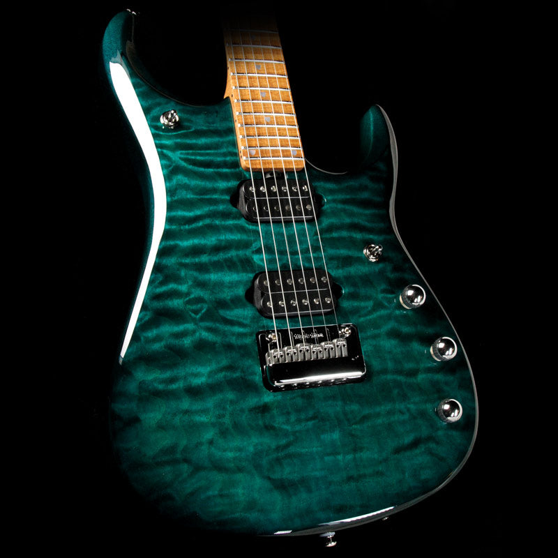 Ernie Ball Music Man JP15 John Petrucci Quilt Top Teal | The Music Zoo