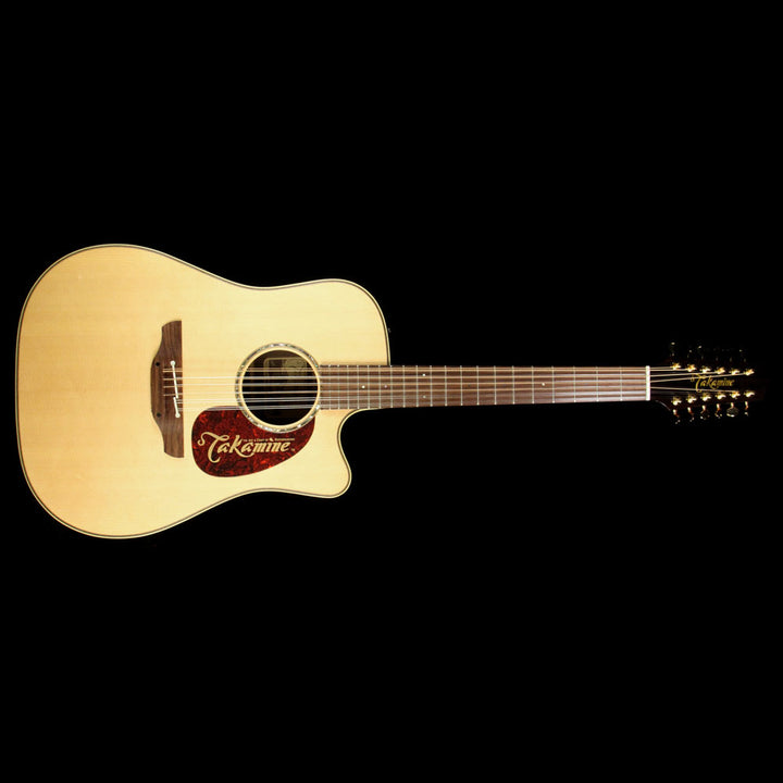 Used Takamine TAN16C-12 Dreadnought Cutaway 12-String Acoustic Guitar Natural