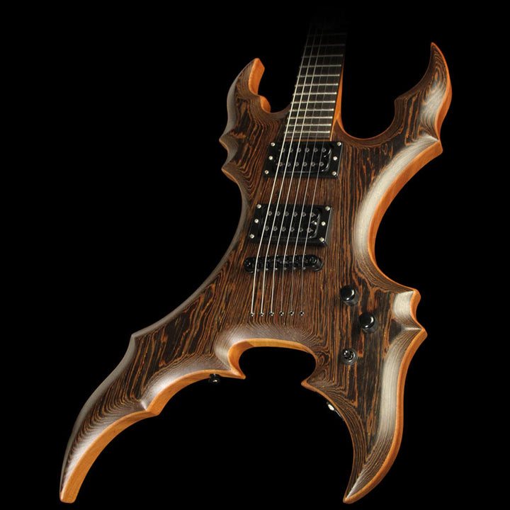 Used 2014 Monson Abyss Electric Guitar Wenge Top Natural Oil