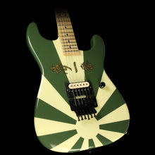 Used 2010 Charvel Custom Shop San Dimas Electric Guitar Rising Sun Green with Gold Leaf Letters