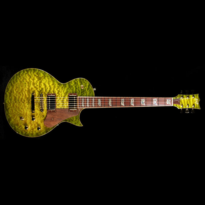 ESP USA Custom Shop Limited Edition Eclipse Electric Guitar Olive Sunburst