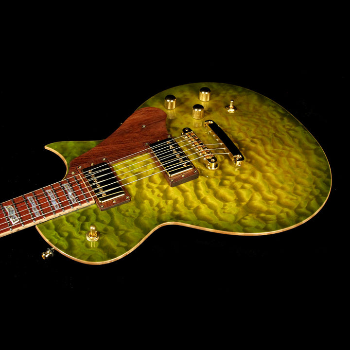 ESP USA Custom Shop Limited Edition Eclipse Electric Guitar Olive Sunburst