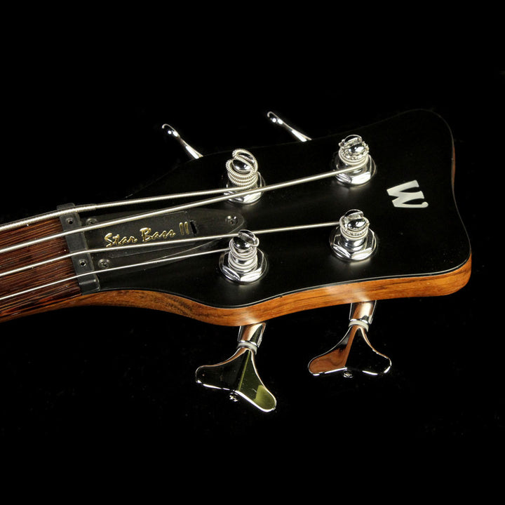 Used 2009 Warwick Star Bass II Bubinga Hollowbody Electric Bass Guitar Natural