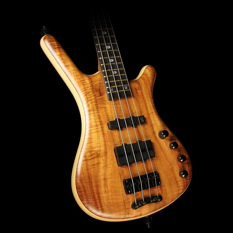 Used 2004 Warwick FNA Jazzman Limited Edition Electric Bass Guitar Natural — 1