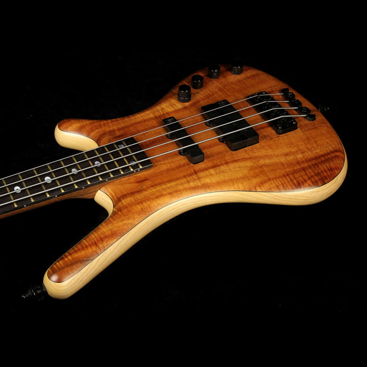 Used 2004 Warwick FNA Jazzman Limited Edition Electric Bass Guitar Natural