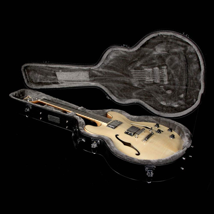 Eastman T186MX-BD Thinline Semi-Hollow Electric Guitar Blonde