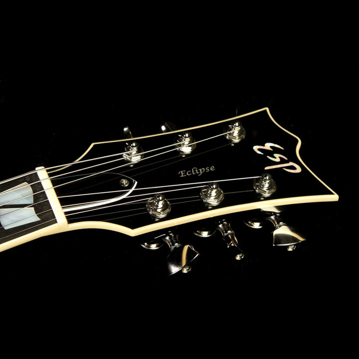 Used 2017 ESP USA Eclipse Electric Guitar Sapphire Black Metallic