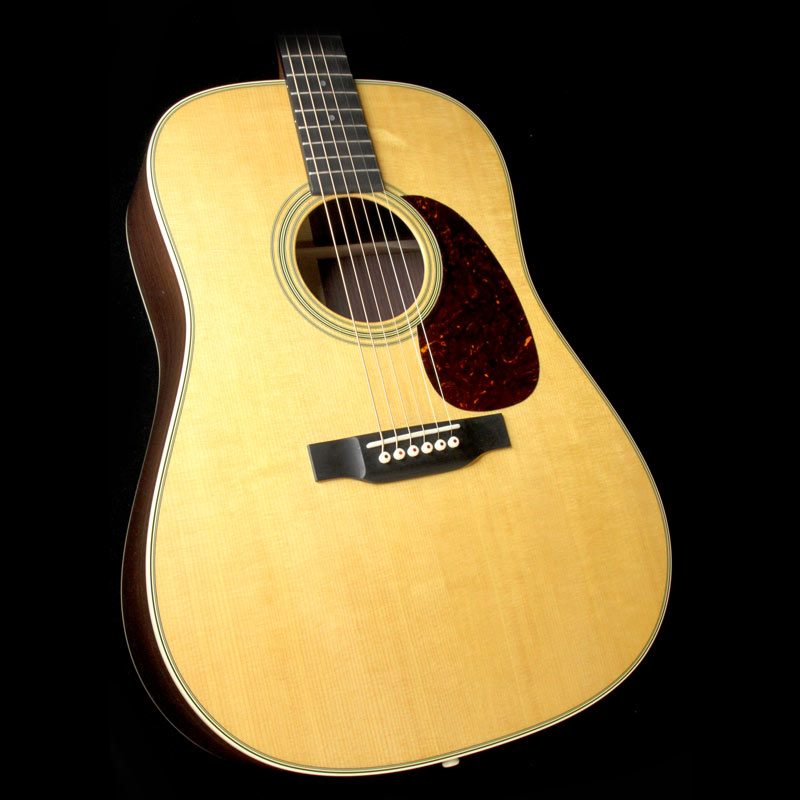 Used Martin 2017 D-28 Dreadnought Acoustic Guitar Natural — 1
