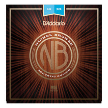 D'Addario Nickel Bronze Acoustic Guitar Strings Light 12-53