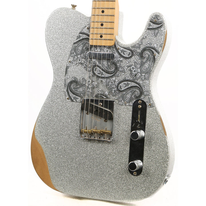 Fender Road Worn Brad Paisley Telecaster Silver Sparkle Used