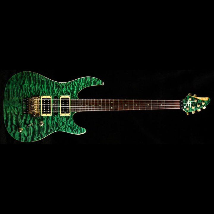 Used 1997 Brian Moore MC-1F Flame Maple Electric Guitar Green