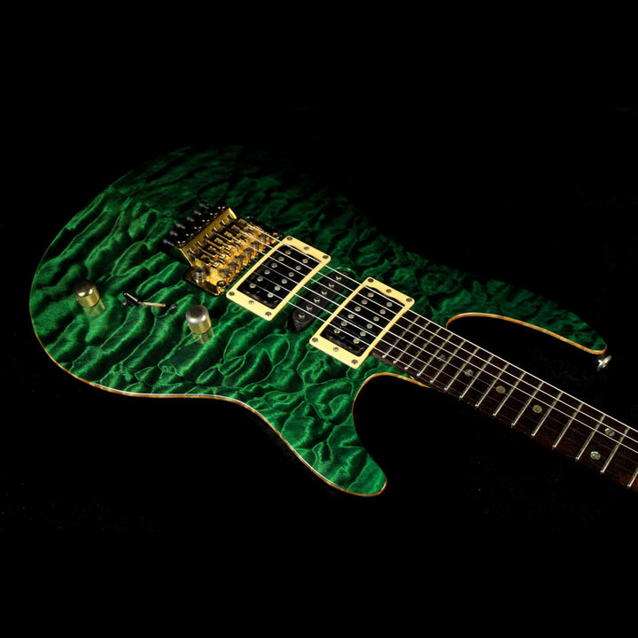 Used 1997 Brian Moore MC-1F Flame Maple Electric Guitar Green