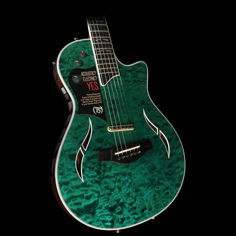 Taylor T5z Custom Quilt Maple Acoustic Doheny Green — 1