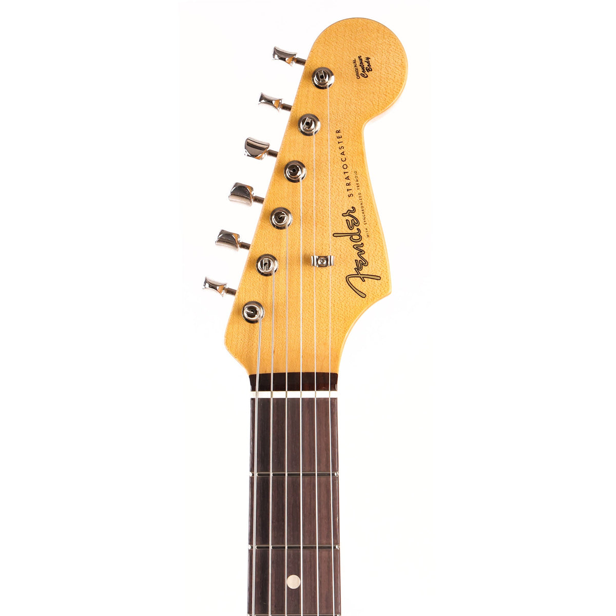 Fender Custom Shop NoNeck Stratocaster NOS Capri Orange Music Zoo Exclusive — 4