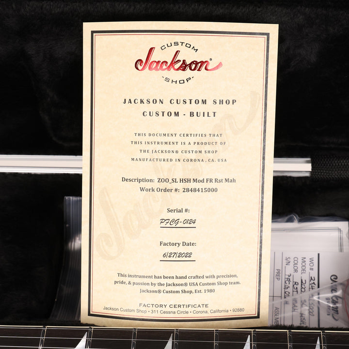 Jackson Custom Shop Roasted HSH Soloist Masterbuilt Pat Campolattano