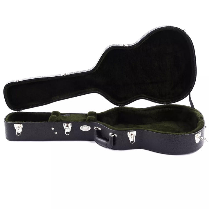 Martin 14-Fret 000 / OM Acoustic Guitar Hardshell Case Black and Green Interior