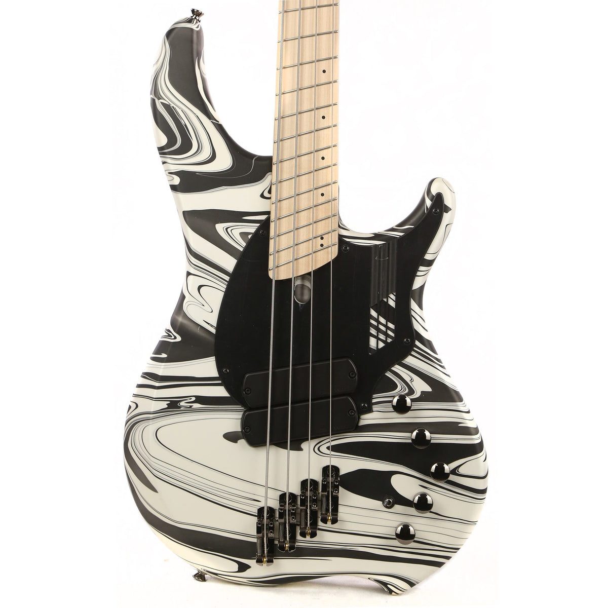 Dingwall NG2 Adam Nolly Getgood Fan Fret 4-String Bass Ducati White Swirl Matte — 1