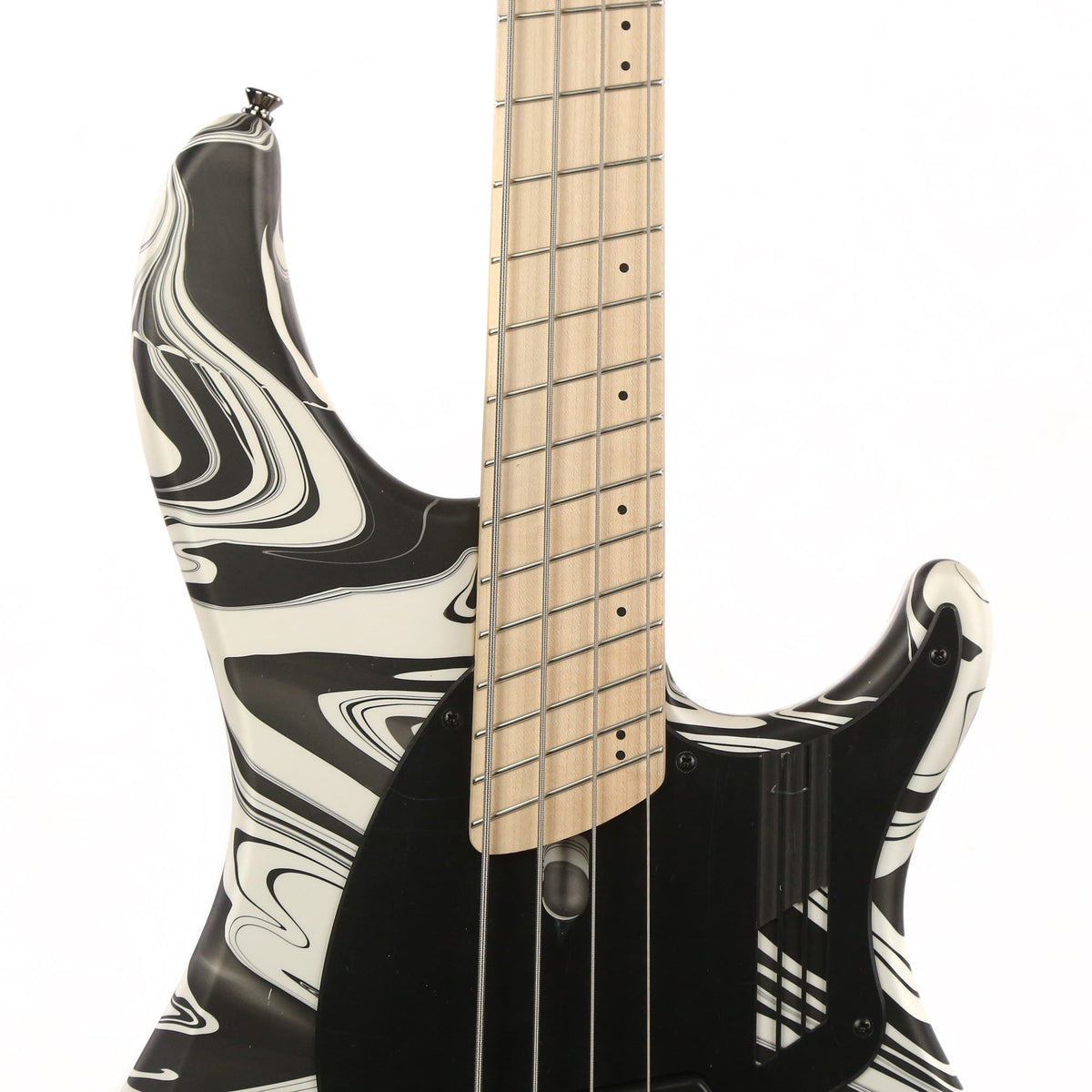 Dingwall NG2 Adam Nolly Getgood Fan Fret 4-String Bass Ducati White Swirl Matte — 6
