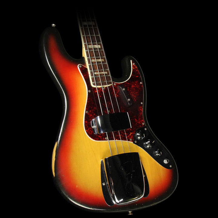Used 1973 Fender Jazz Bass Electric Bass 3-Tone Sunburst