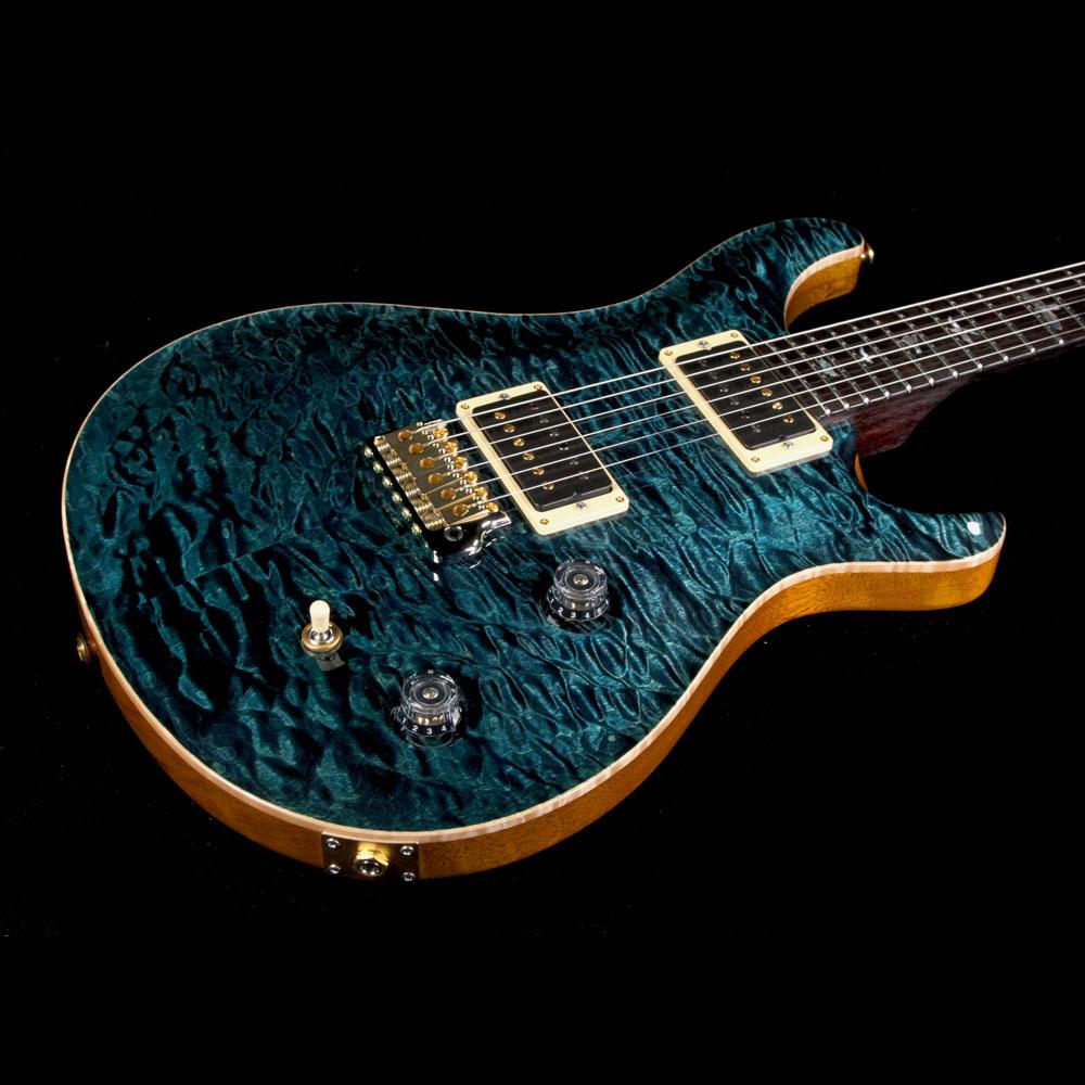 PRS Private Stock Custom 22 Slate Blue Quilt Maple and Korina — 6