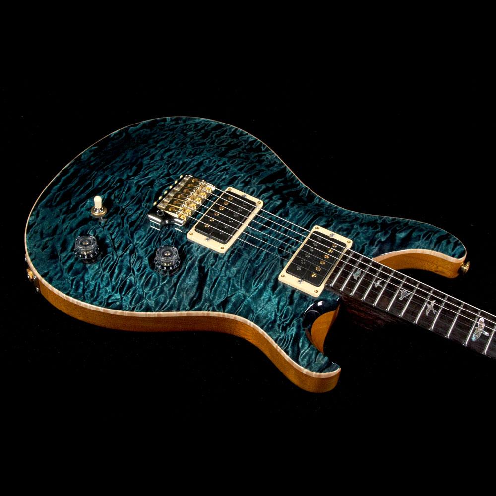 PRS Private Stock Custom 22 Slate Blue Quilt Maple and Korina — 7