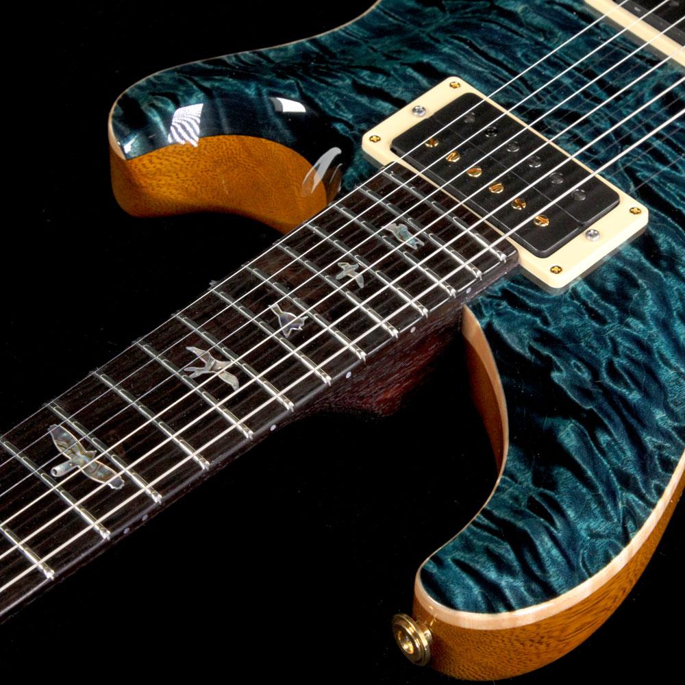 PRS Private Stock Custom 22 Slate Blue Quilt Maple and Korina — 9