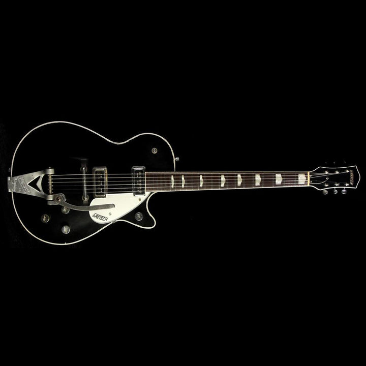 Used 2011 Gretsch G6128T-GH George Harrison Tribute Duo Jet Electric Guitar Aged Black