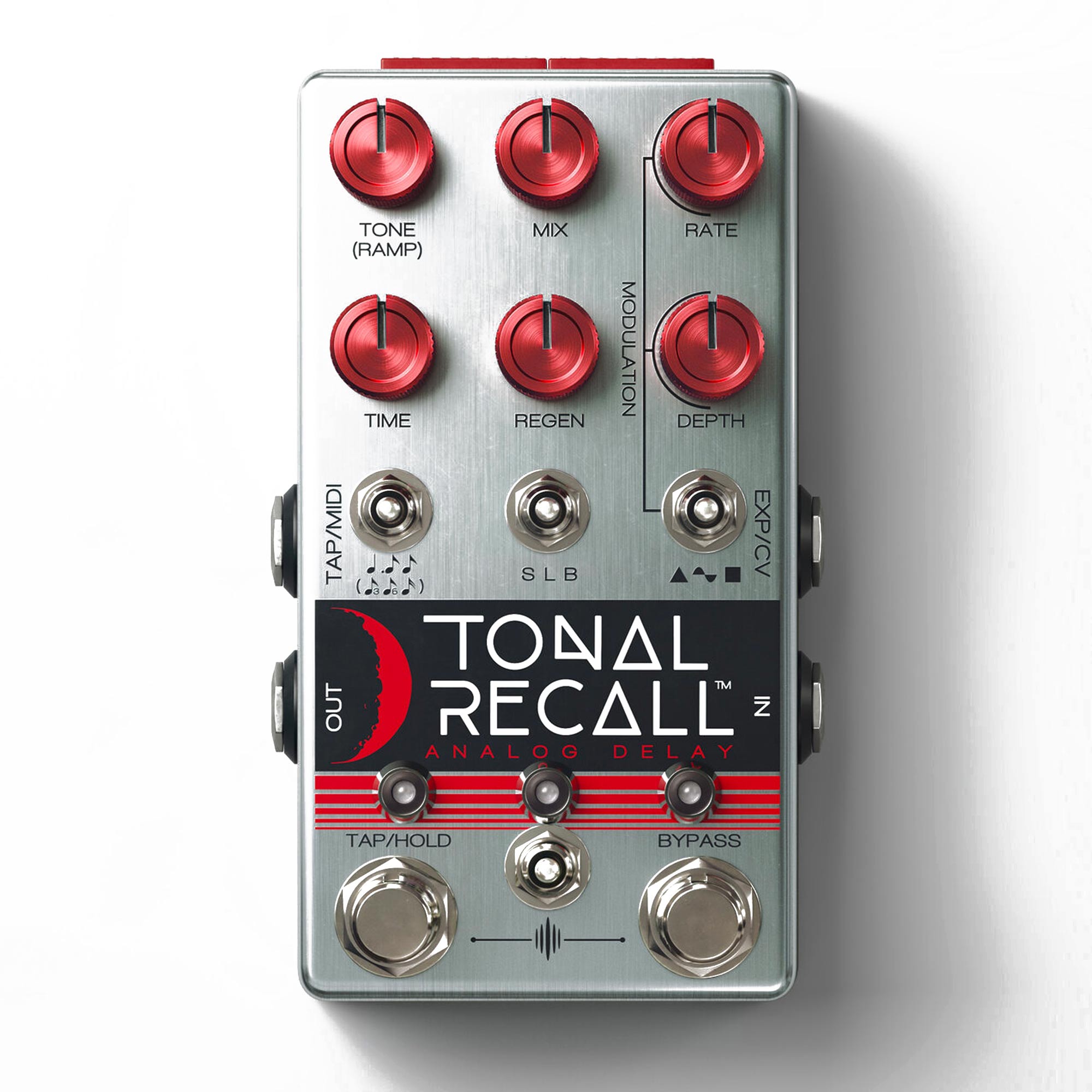 Chase Bliss Tonal Recall Red Knob Mod Analog Delay Effect Pedal