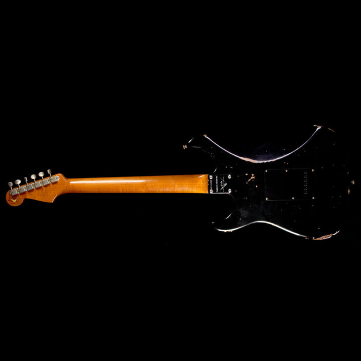 Fender Custom Shop Limited Edition Dual Mag Roasted Stratocaster Relic Electric Guitar Black