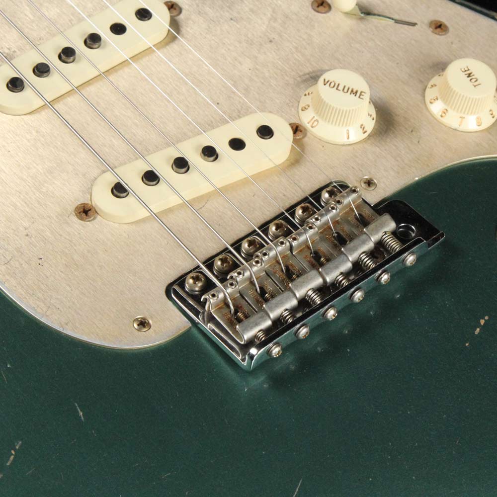 Fender Custom Shop 1959 Stratocaster Limited Sherwood Green Metallic Heavy Relic — 4