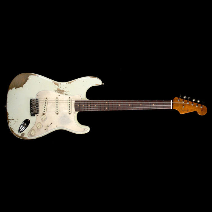 Fender Custom Shop Limited Edition '59 Stratocaster Electric Guitar Aged Olympic White