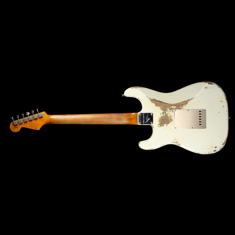 Fender Custom Shop Limited Edition '59 Stratocaster Electric Guitar Aged Olympic White — 3