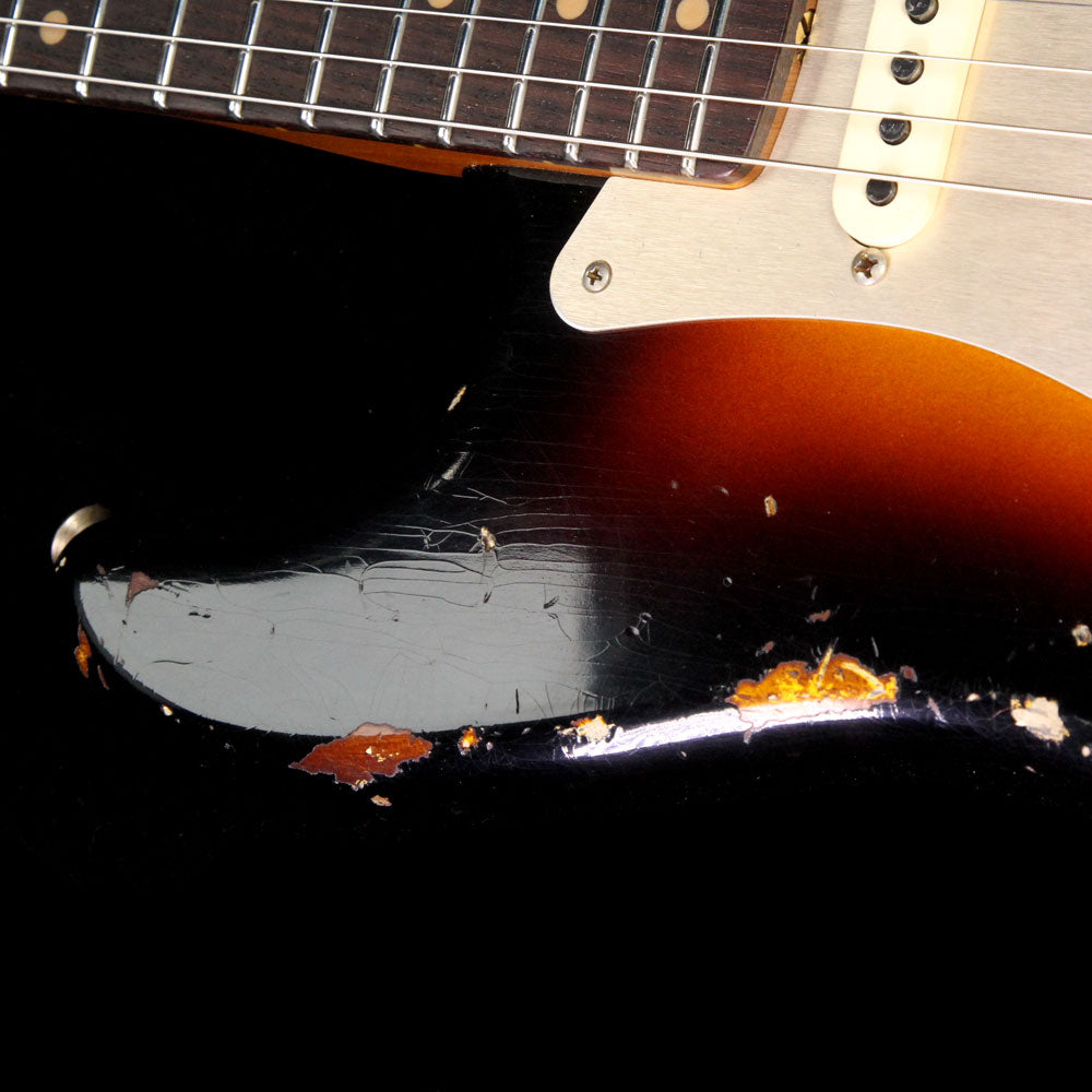 Fender Custom Shop Limited Edition 1959 Stratocaster Heavy Relic Electric Guitar Wide Fade 2-Tone Sunburst — 5