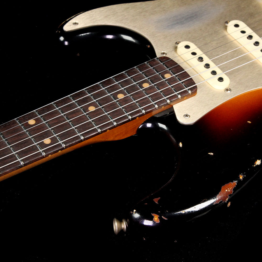 Fender Custom Shop Limited Edition 1959 Stratocaster Heavy Relic Electric Guitar Wide Fade 2-Tone Sunburst — 7