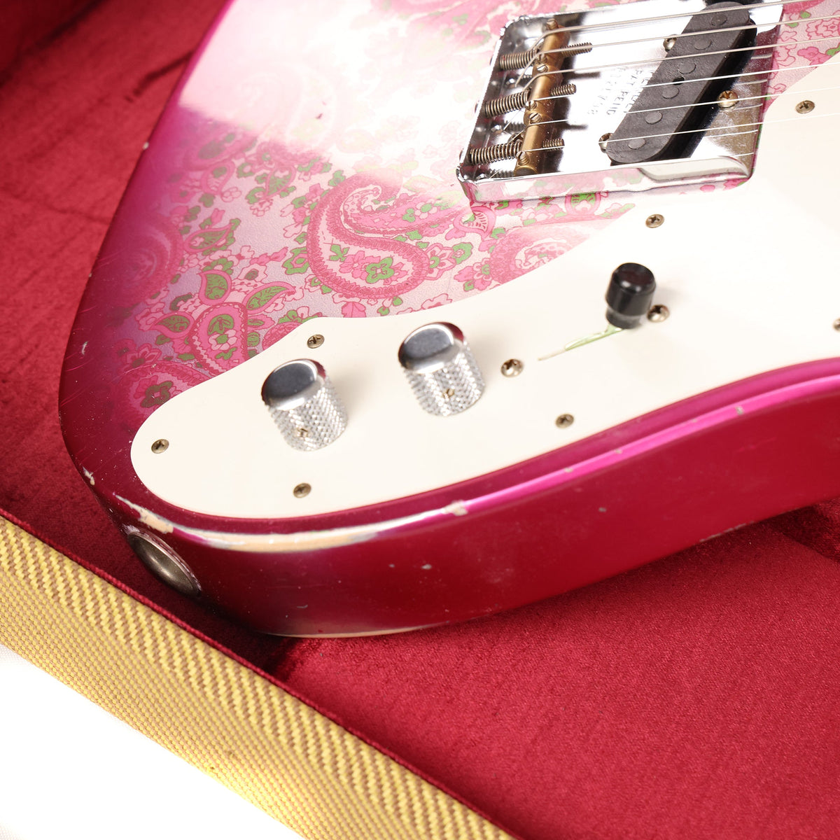 Fender Custom Shop Limited Edition 50's Thinline Telecaster Relic Pink Paisley — 9