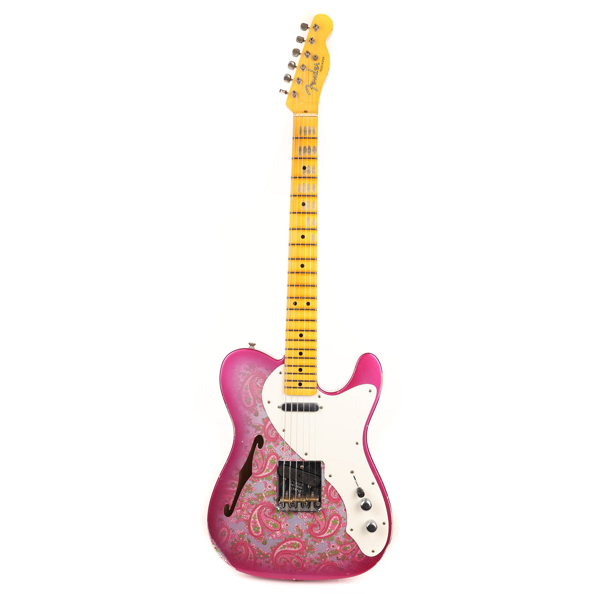Fender Custom Shop Limited Edition 50's Thinline Telecaster Relic Pink Paisley — 2