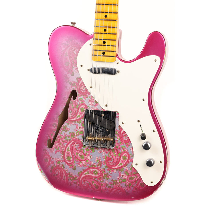 Fender Custom Shop Limited Edition 50's Thinline Telecaster Relic Pink Paisley