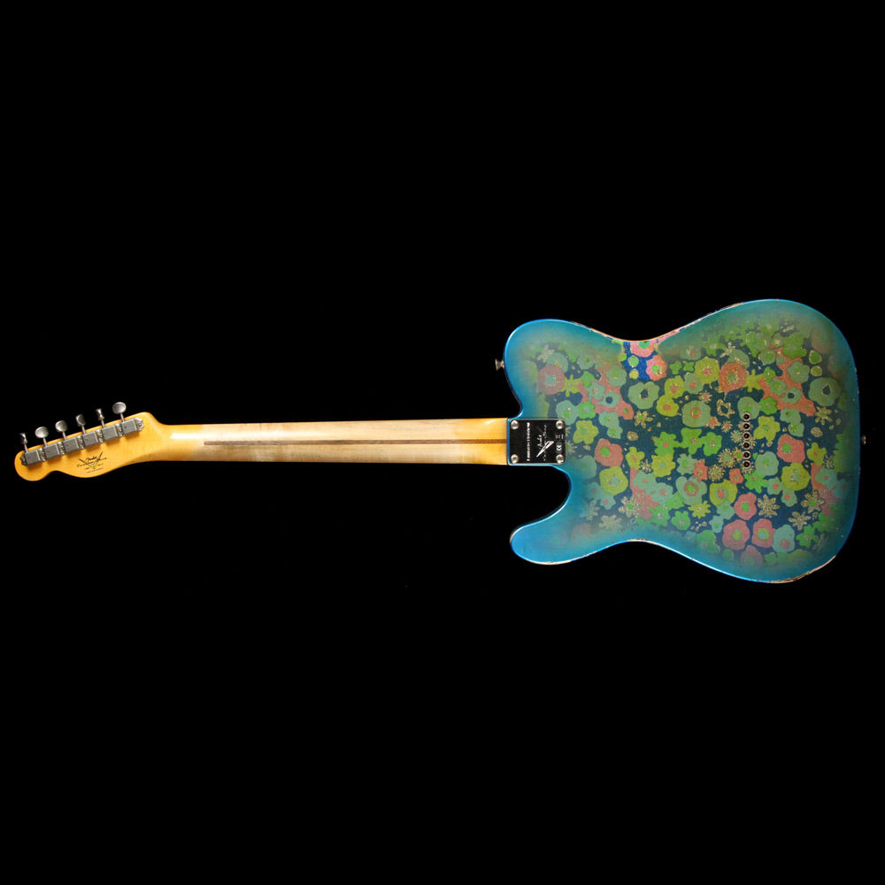 Fender Custom Shop 50's Thinline Telecaster Limited Blue Paisley Relic — 3