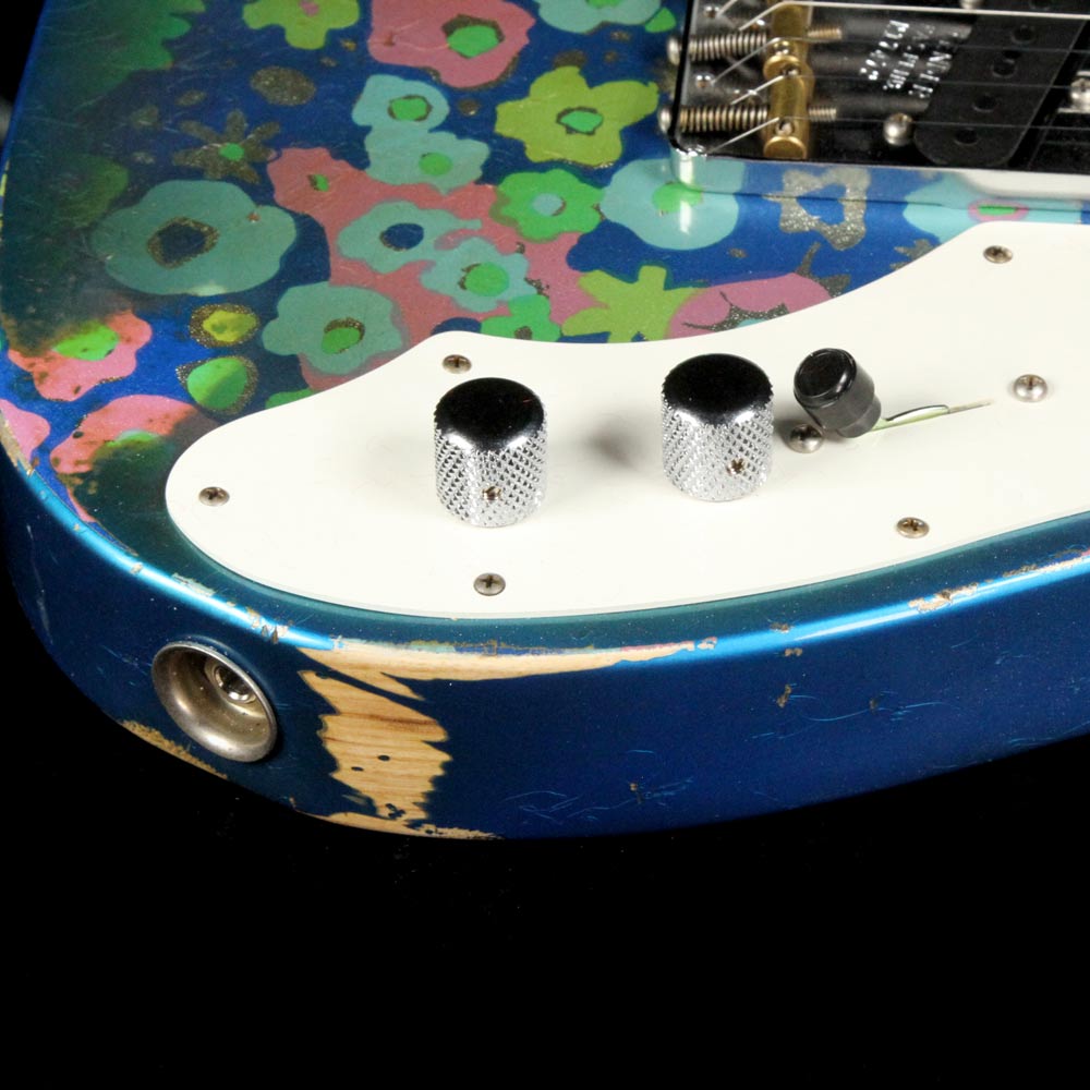 Fender Custom Shop 50's Thinline Telecaster Limited Blue Paisley Relic — 5