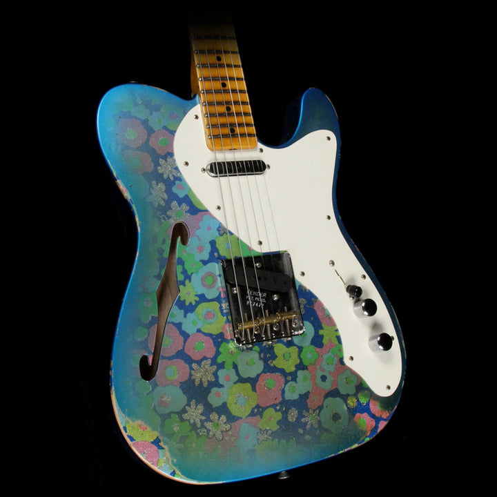 Fender Custom Shop 50's Thinline Telecaster Limited Blue Paisley Relic