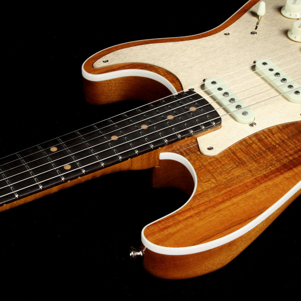 Fender Custom Shop Artisan Thinline Koa Stratocaster Aged Natural — 5