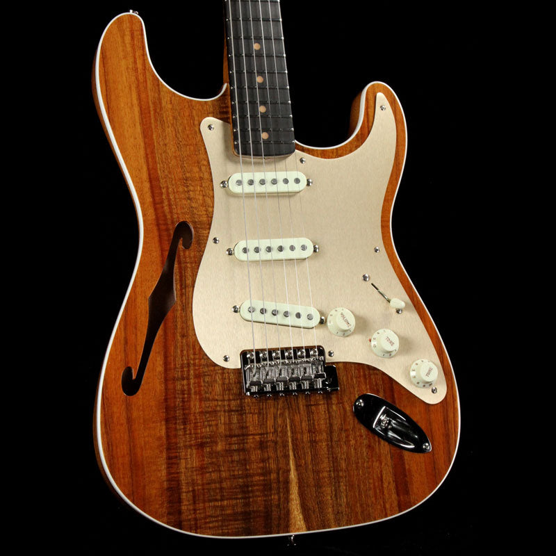Fender Custom Shop Artisan Thinline Koa Stratocaster Aged Natural — 1