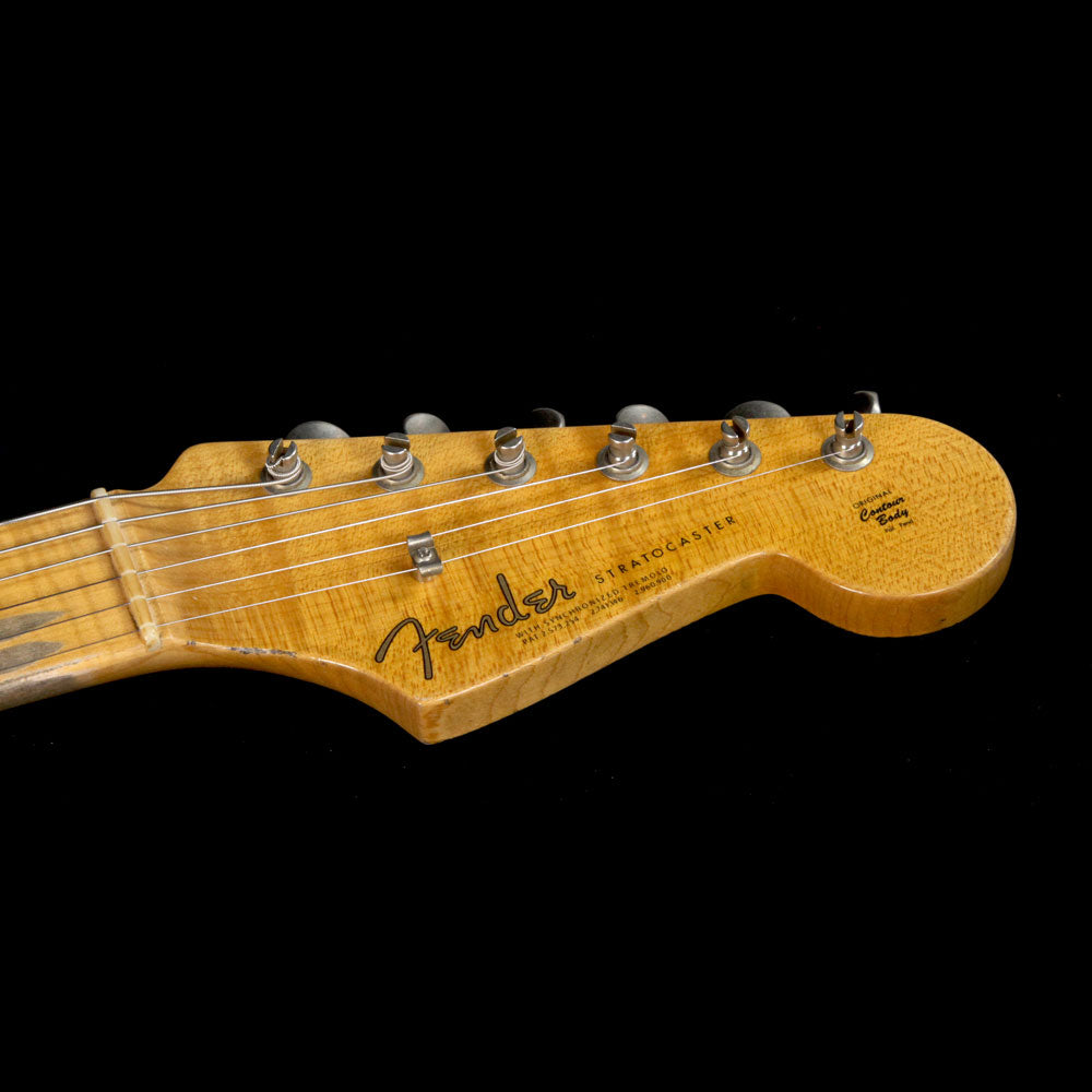 Fender Custom Shop LTD '64 Special Stratocaster Relic Electric Guitar Aged Sage Green Metallic Over Champagne Sparkle — 4