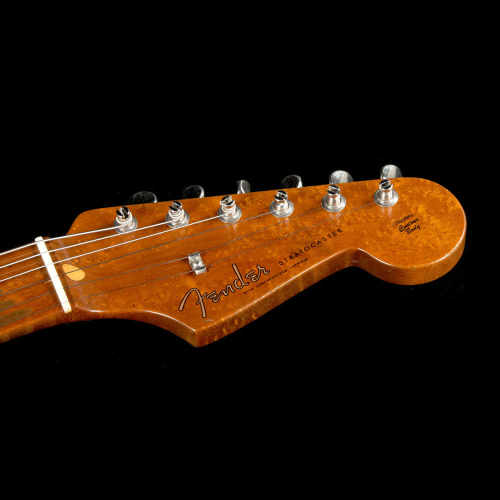 Fender Custom Shop '56 Fat Roasted Stratocaster LTD Journeyman Relic Electric Guitar Aged Black — 4