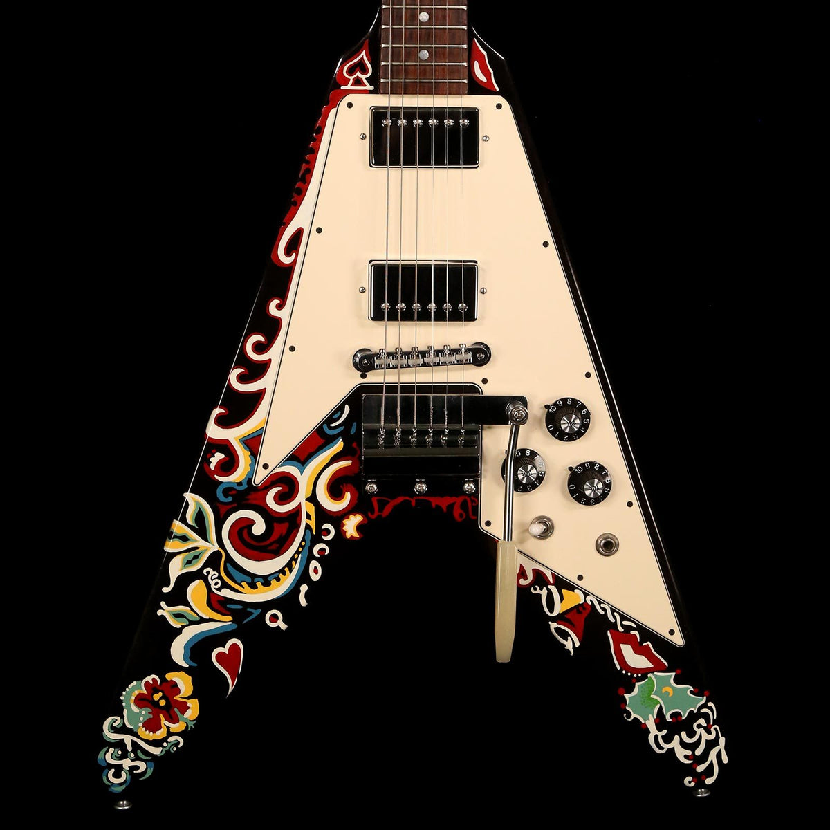 Gibson Custom Shop Jimi Hendrix Psychedelic Hand Painted Flying V 2006 — 1