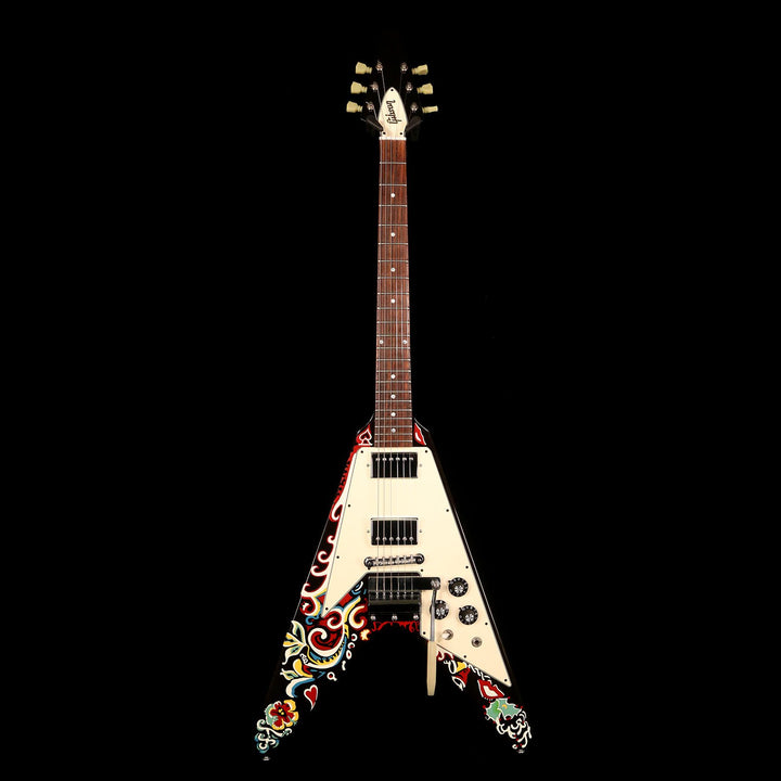 Gibson Custom Shop Jimi Hendrix Psychedelic Hand Painted Flying V 2006