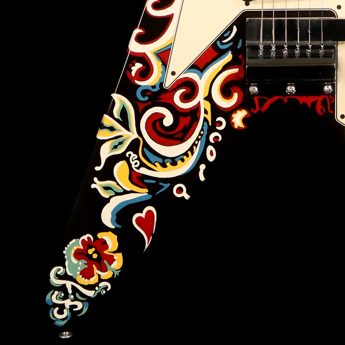 Gibson Custom Shop Jimi Hendrix Psychedelic Hand Painted Flying V 2006 — 7