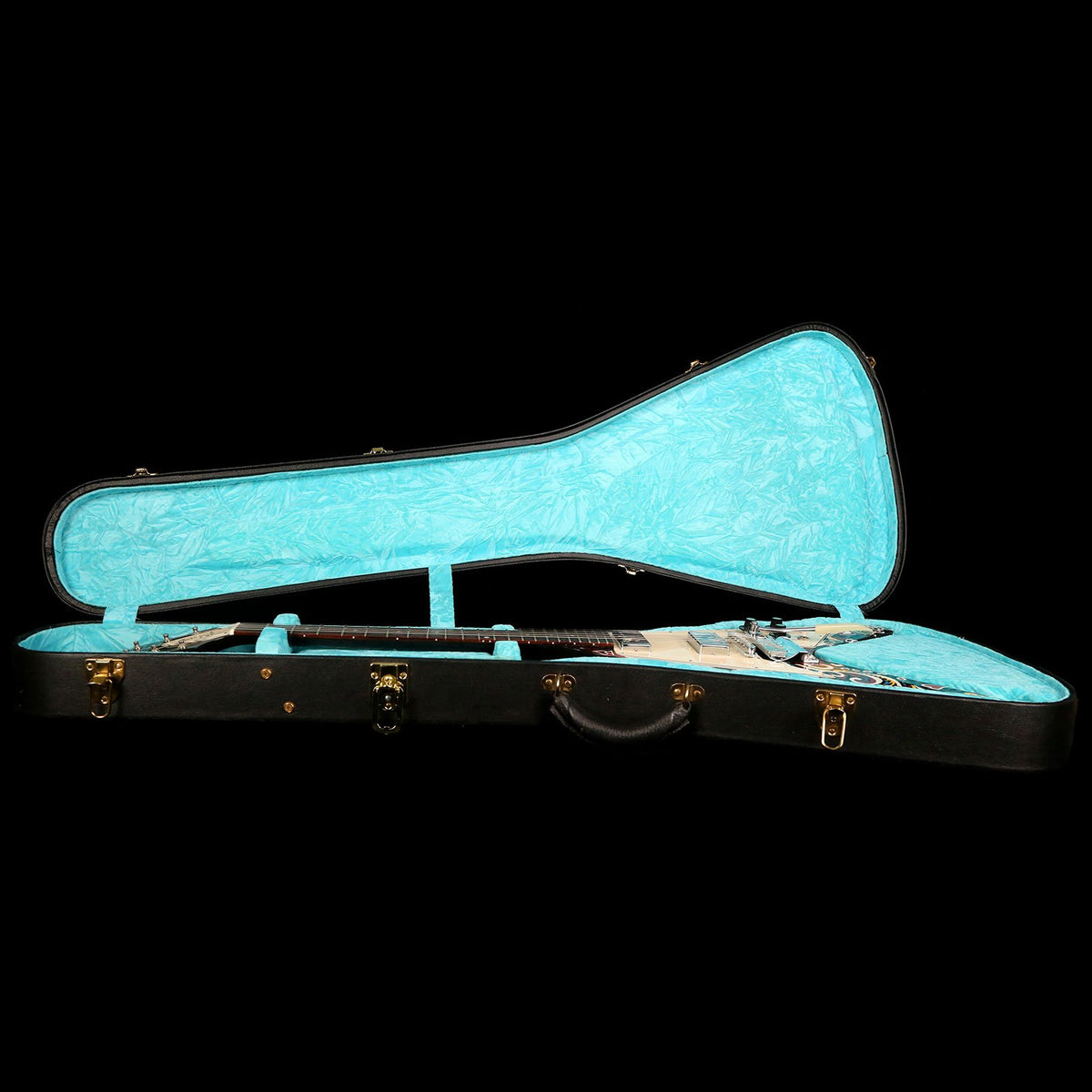 Gibson Custom Shop Jimi Hendrix Psychedelic Hand Painted Flying V 2006 — 9
