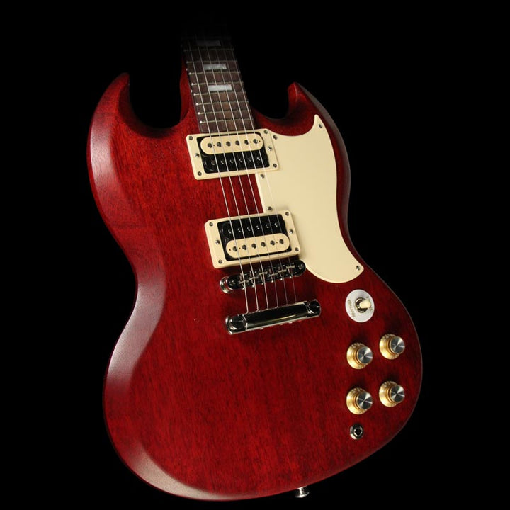 Used 2017 Gibson SG Special Zebra Electric Guitar Satin Cherry